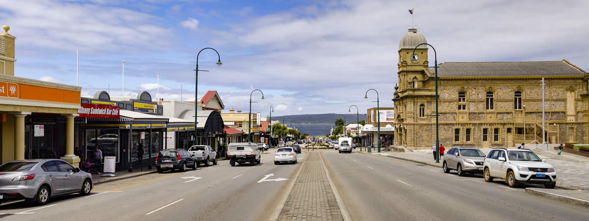 York Street Albany - the central business district of Albany, Western Australia
